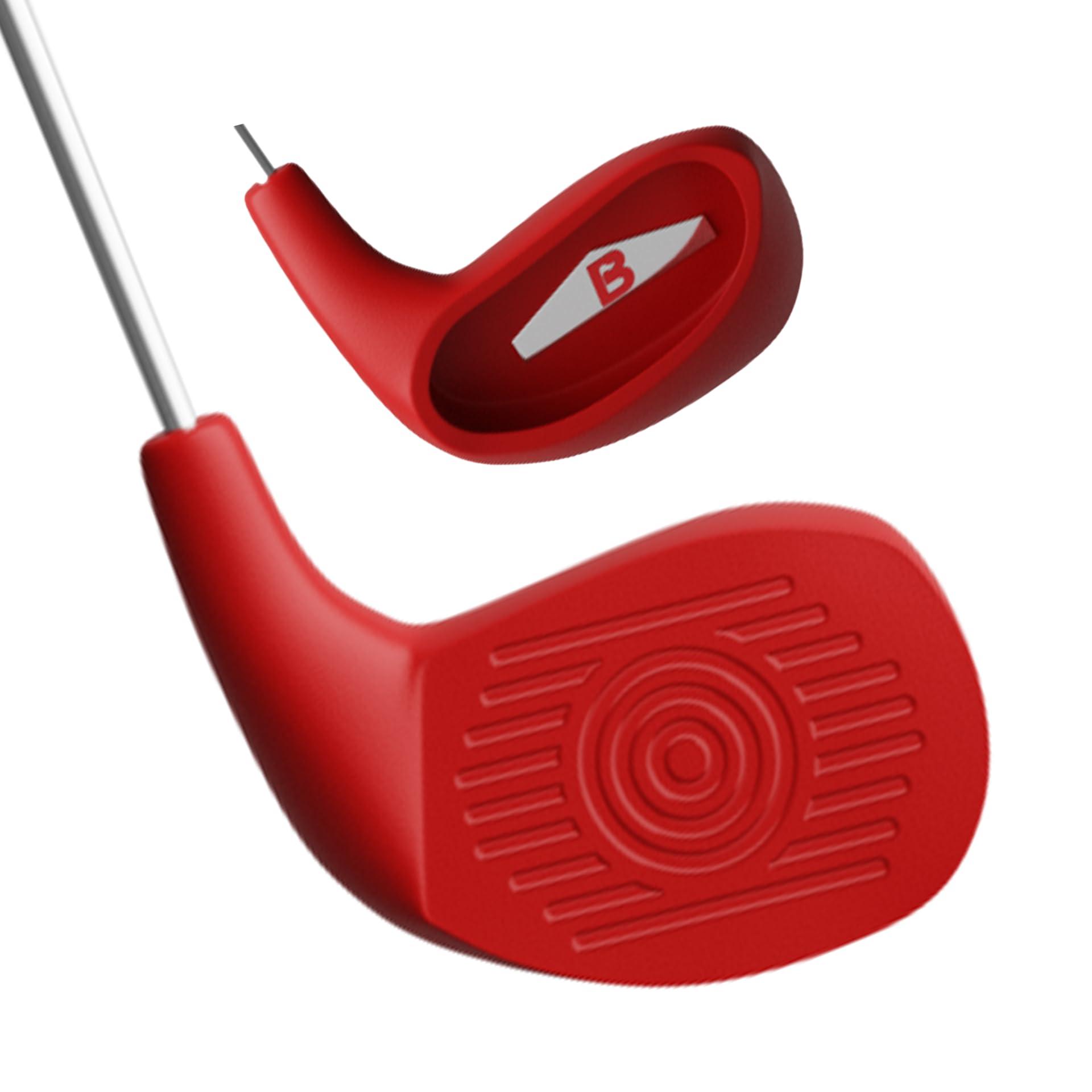 bucketgolf BucketGolf Club - Backyard Outdoor Golf Club with Oversize Club Head to Play BucketGolf, Hit Plastic Or Foam Golf Balls in Grass, Parks, Yards (Right Kids)