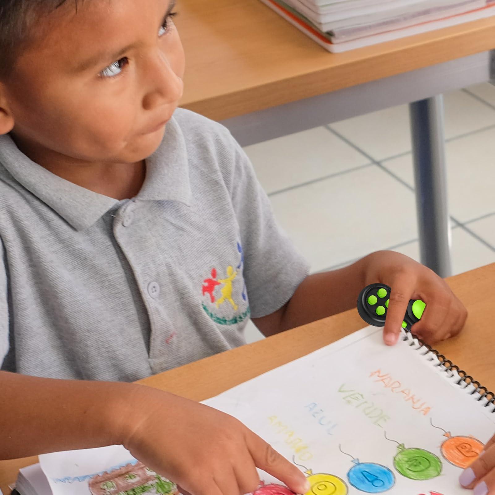 WTYCD WTYCD Original Fidget Toy Game, Rubberized Classical Controller Fidget Concentration Toy with 8-Fidget Functions and Lanyard - Excellent for Relieving Stress and Anxiety(Green)