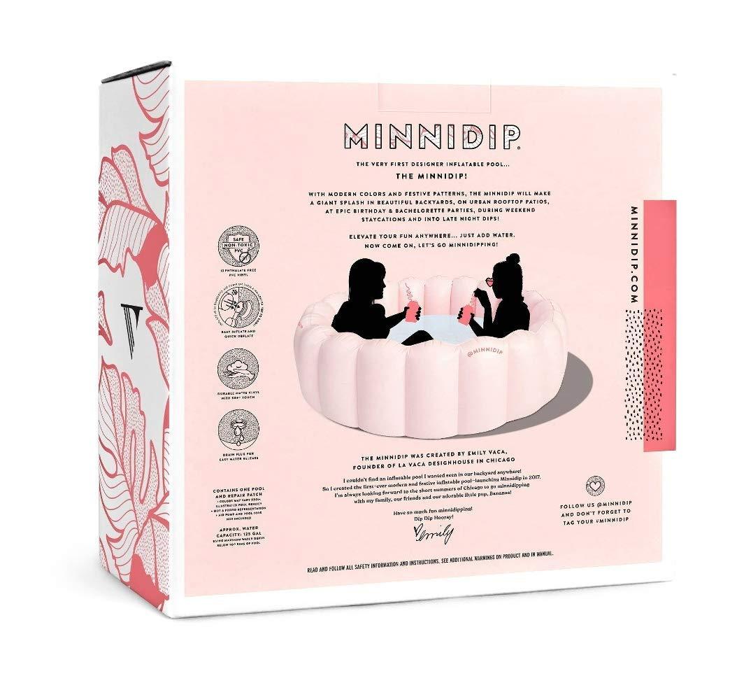 Minnidip MINNIDIP Blushing Palms Inflatable Pool