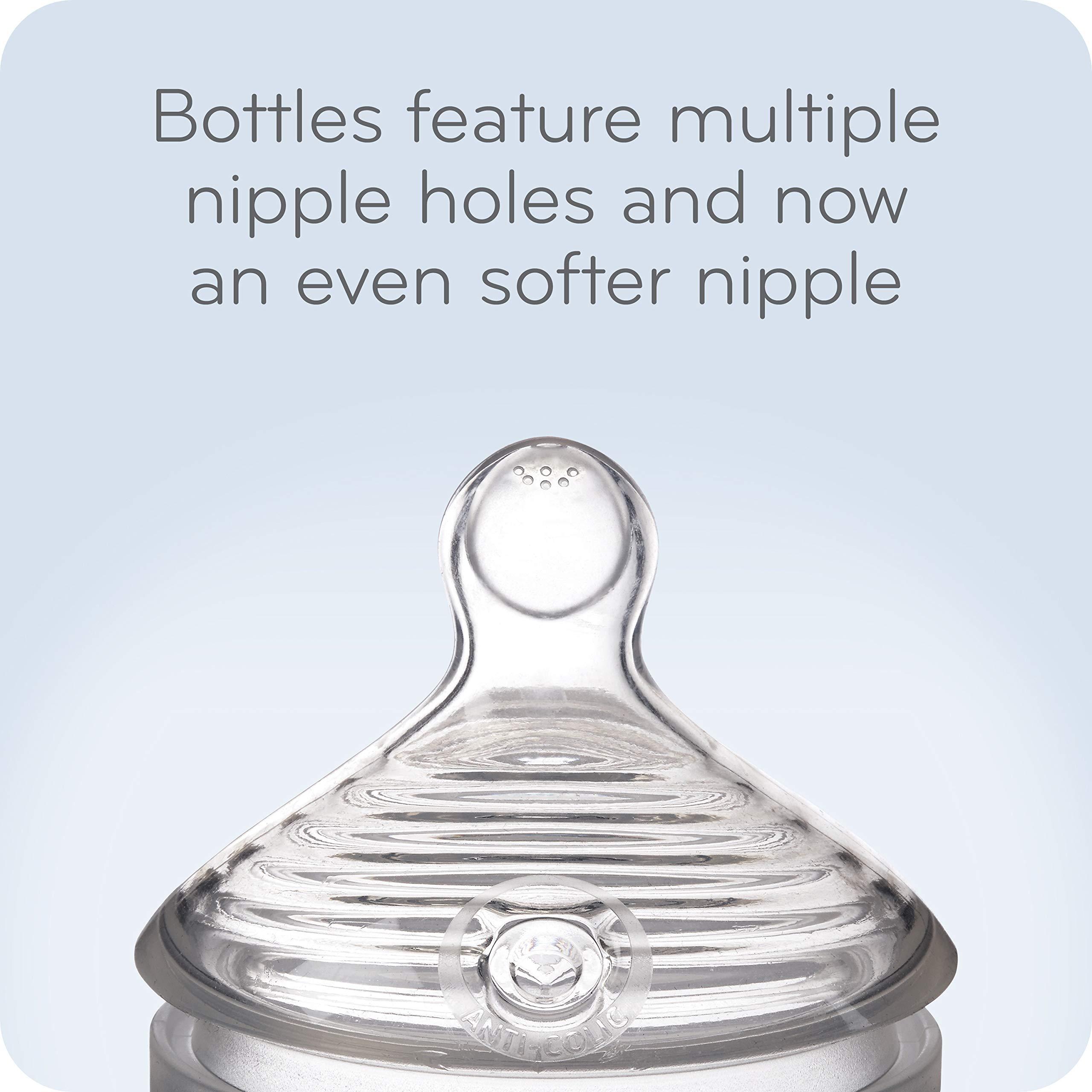 NUK NUK Simply Natural Baby Bottles, 2 Count (Pack of 1)