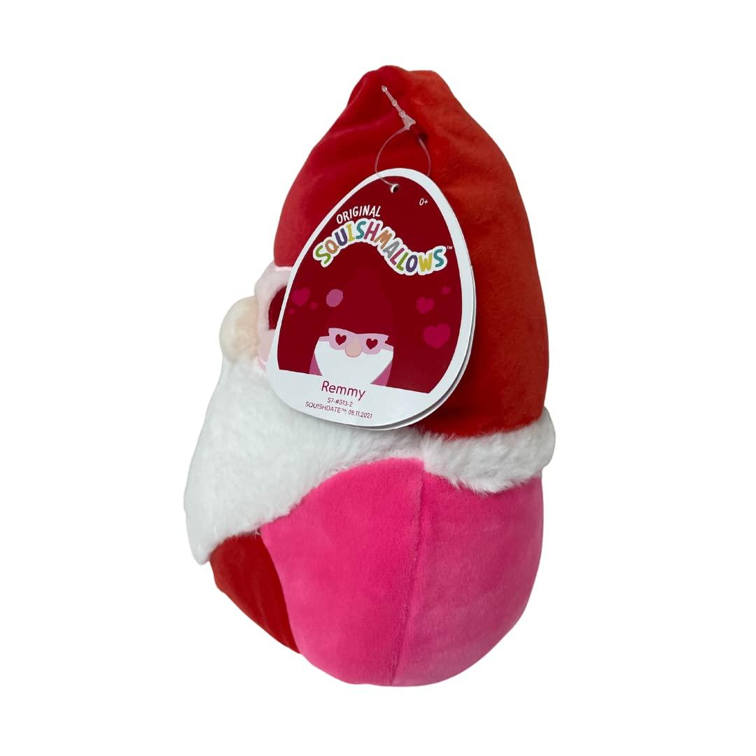Squishmallows Squishmallow Official KellyToy Valentine\'s Day Squad (Remmy The Gnome, 7 Inch)