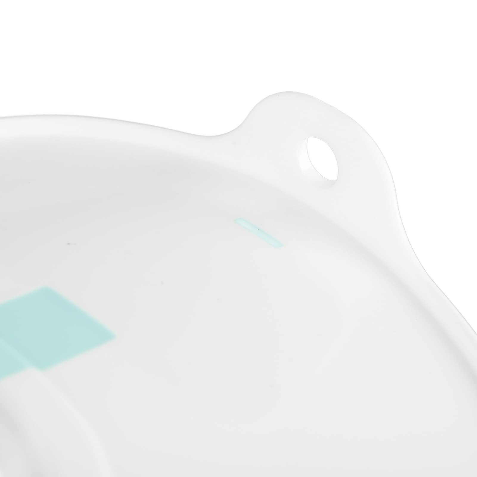 VINGVO Clean Rinse Baby Bather, Portable Spine Wash Hip Clean Rinse Bather Ergonomic Baby Bath Tub Baby Bath Support Infant Bathtub for Newborn (Mint Green)