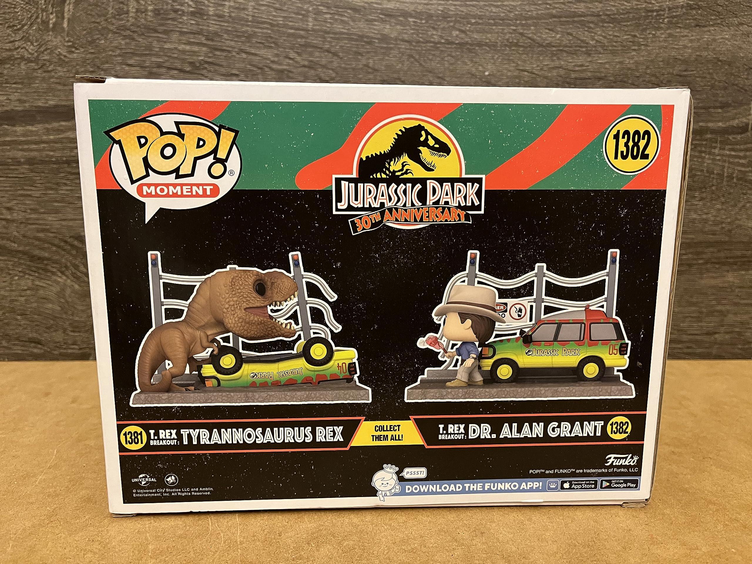 Funko Funko POP! Moments : Jurassic Park 30th Anniversary T-Rex Breakout w. Dr Grant Target #1382