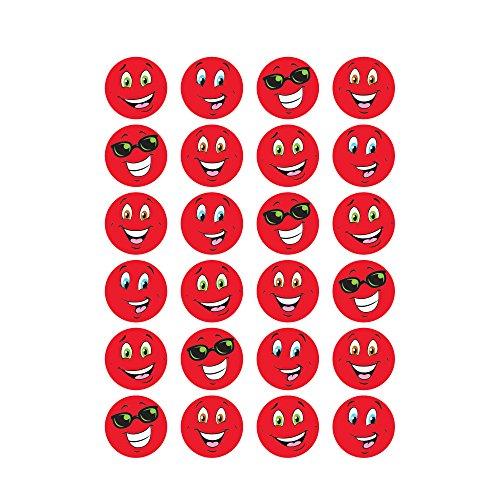 Trend Enterprises Red Smiles, Strawberry scent Scratch \'n Sniff Stinky Stickers Small