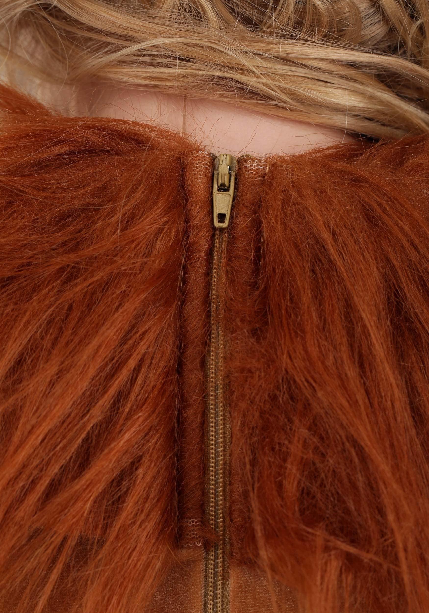 FUN Costumes Girls Toddler Fierce Lion Costume | Faux Fur Jumpsuit With Lion Mane And Tail For Halloween Or Dress Up