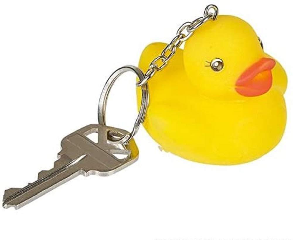 Rhode Island Novelty Rubber Duck Key Chain, Package of 12