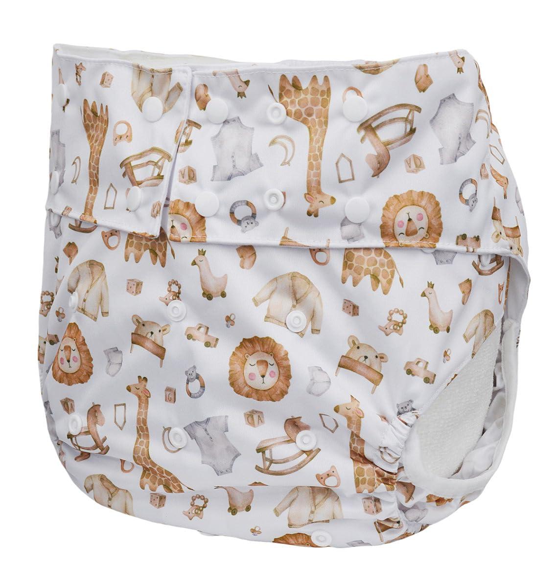 Sigzagor Sigzagor Teen Adult Cloth Diaper Nappy Reusable Washable for Disability Incontinence Pocket (Sleeping Toys)