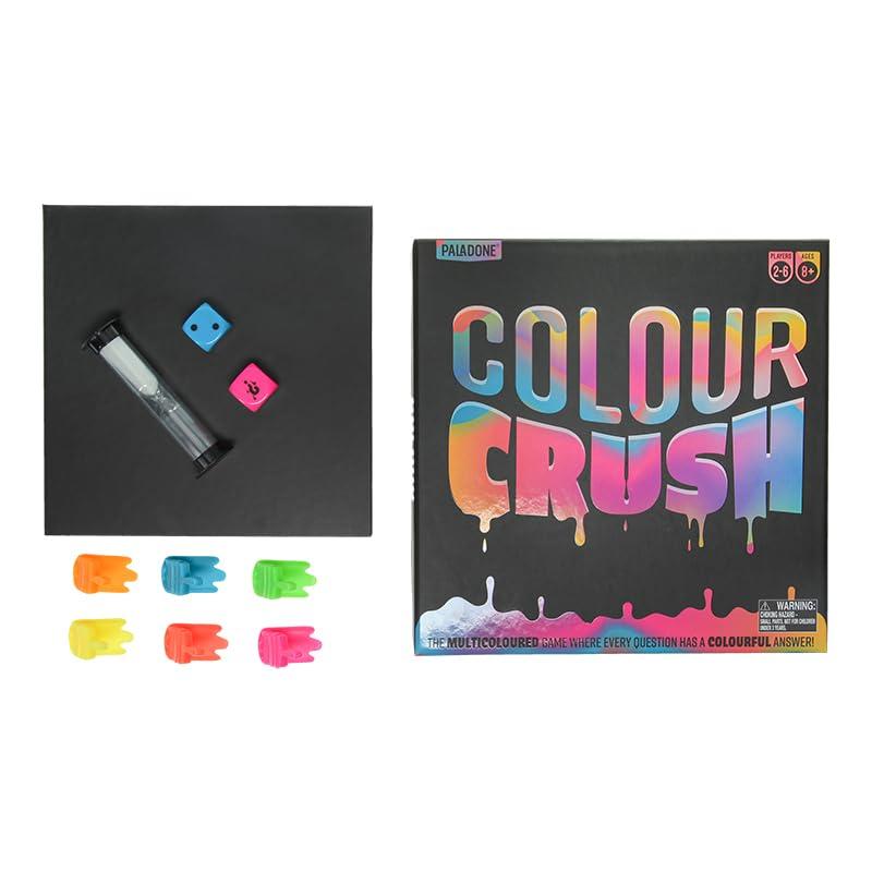 Paladone Paladone Color Crush, The Exciting Board Game of Artsy Challenges - Charades Meets Drawing Acting & Guessing