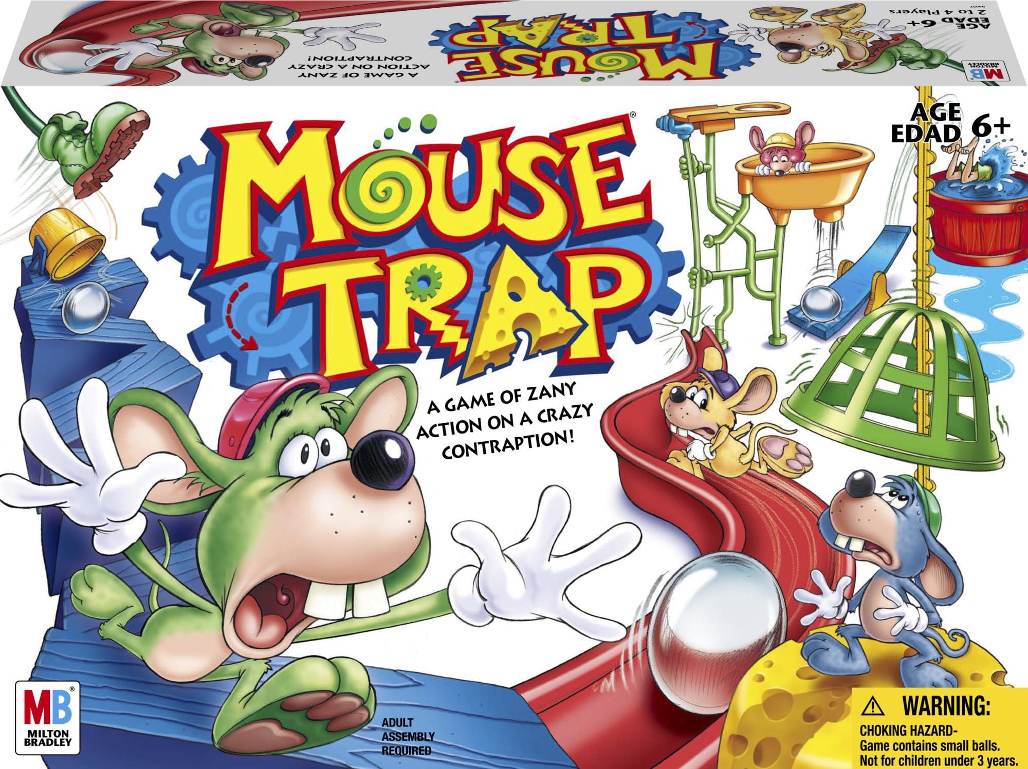 Hasbro Hasbro Gaming Mouse Trap Kids Board Game, Family Board Games for Kids, Kids Games for 2-4 Players, Family Games, Kids Gifts, Ages 6 and Up (Amazon Exclusive)