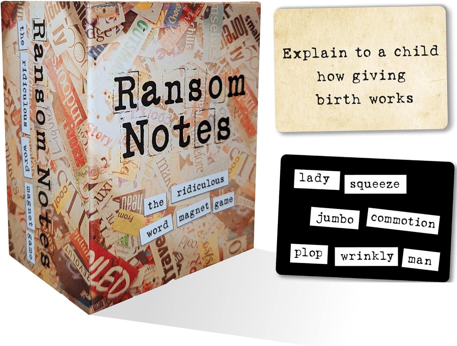 Ransom Notes Ransom Notes - The Ridiculous Word Magnet Party Game & Expansion Pack One Bundle, 3+ Players