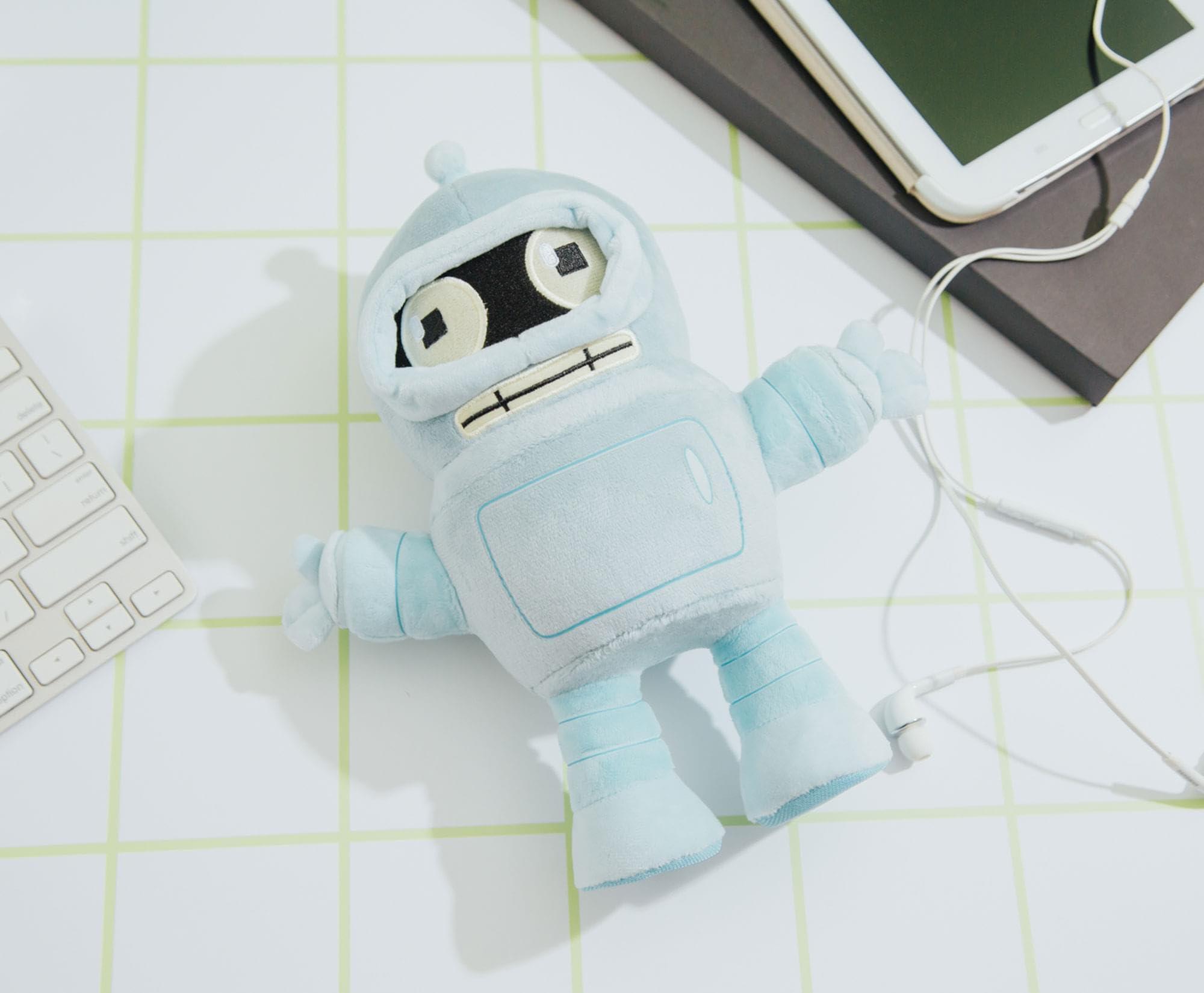 Toynk Futurama Bender 8-Inch Chibi Collector Plush Toy | Huggable Soft Stuffed Animal for Cuddling