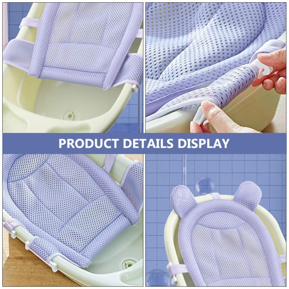 Healifty Baby Shower Net Bag Baby Bathtub Sit up Net Newborn Shower Sling Bath Seat Bathtub Tub Seat New Baby Shower Mesh Bathtub for Baby Car Pp Bath Tub Toddler