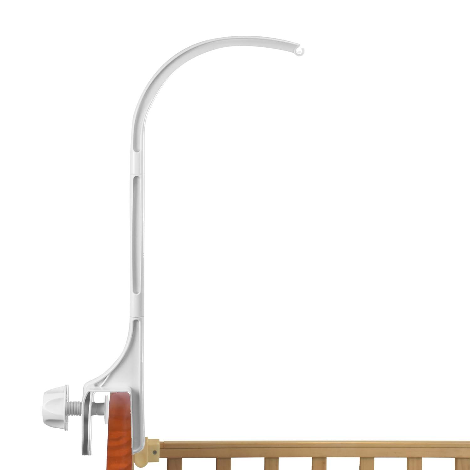 HLEEDUO HLEEDUO 24 inches crib mobile arm for cribbassinet mobile clip on cribclaw part is "U"type design,anti-slip mobile arm for cribcrib mobile holder