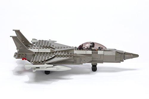 Ultimate Soldier Ultimate Soldier Fighter Jet Military Building Kit, Grey