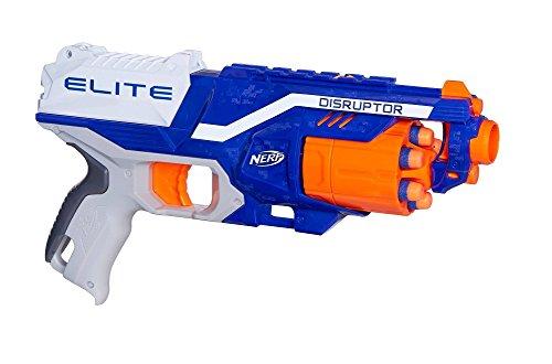 NERF NERF N-Strike Elite Disruptor 6 Dart Rapid Fire NERF Gun Blaster Shoots 90 ft! (Twin Pack)