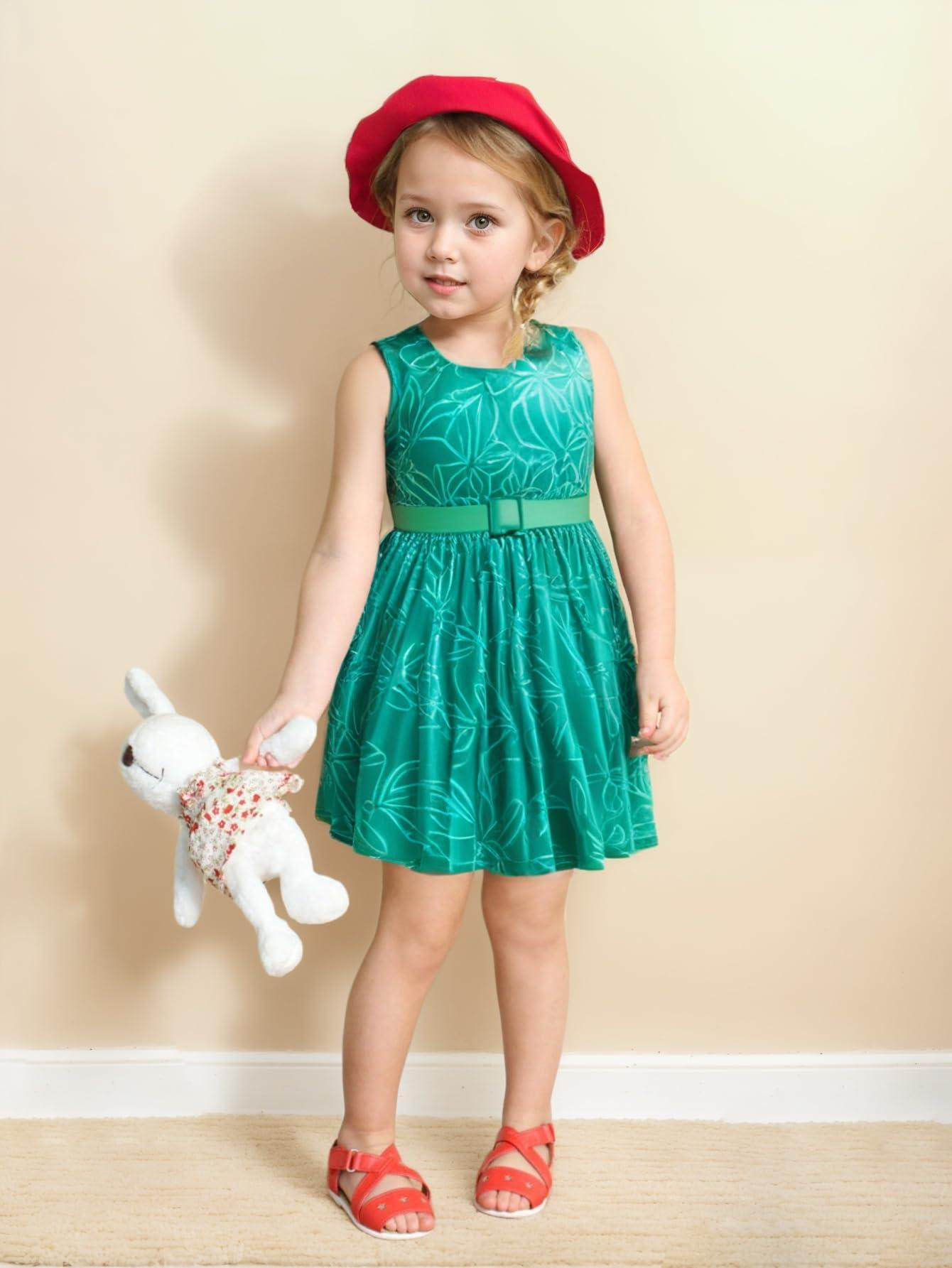 JUMOF JUMOF Kids Joy Dress Set Deluxe Disgust Costume with Wig Halloween Cosplay Multiple Accessories Outfit, disgust 120