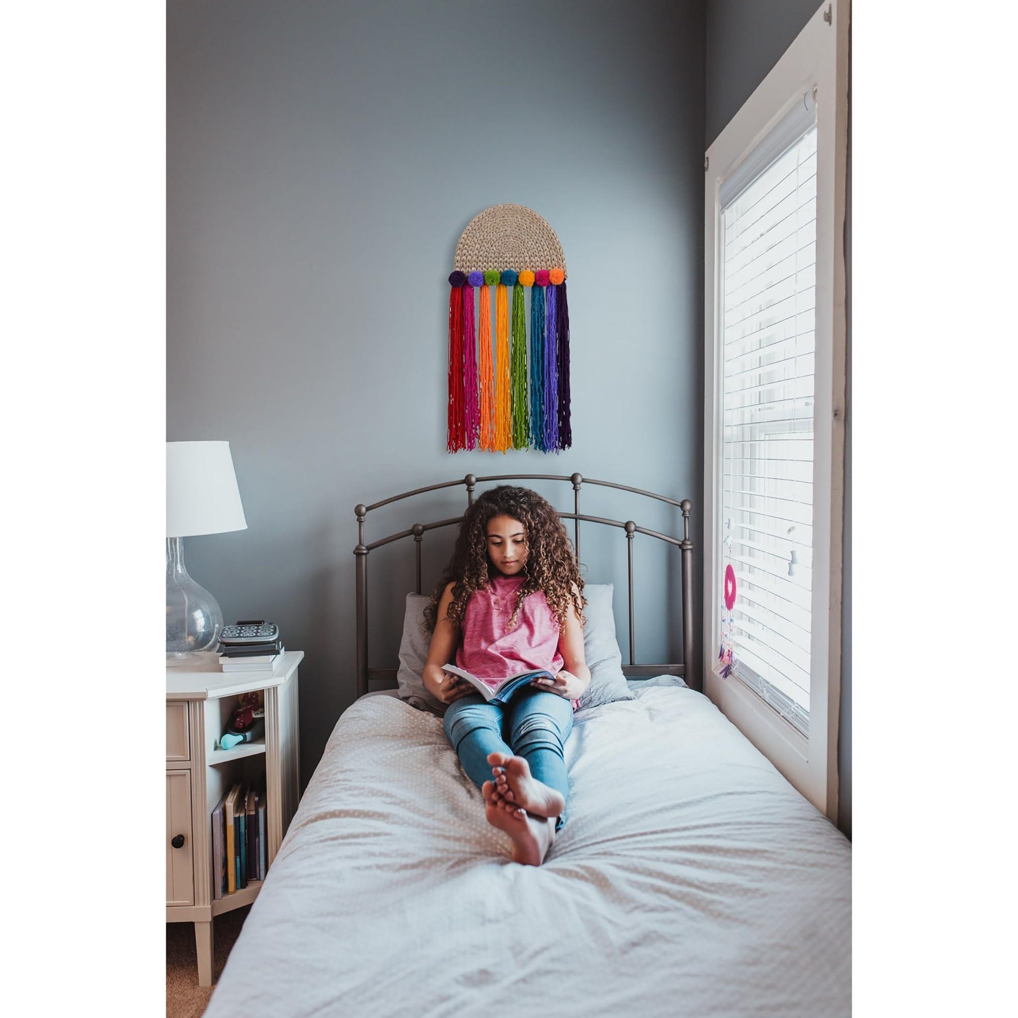 Kids Crafts Kids Crafts Rainbow Wall Hanging Arts & Crafts Kit - Fun DIY Craft Activity for Creative Gifts for 10 Year Old Girl