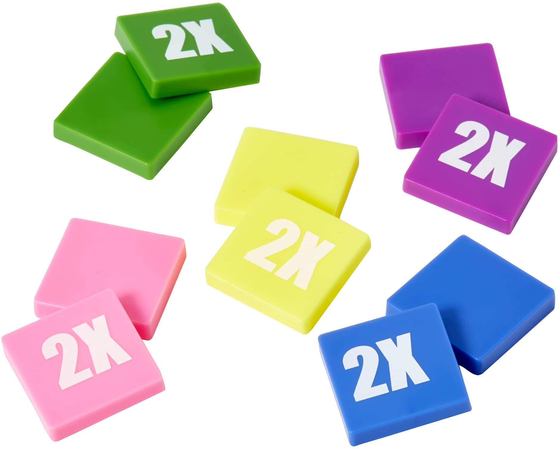 Mattel Games Mattel Games Wits & Wagers Board Game Family Edition for Kids and Adults with Dry Erase Boards, Markers & Question Cards Large