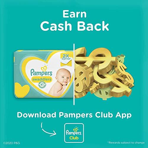 Pampers Baby Diapers Size 3, 168 Count - Pampers Swaddlers, ONE MONTH SUPPLY (Packaging and Prints on Diapers May Vary)