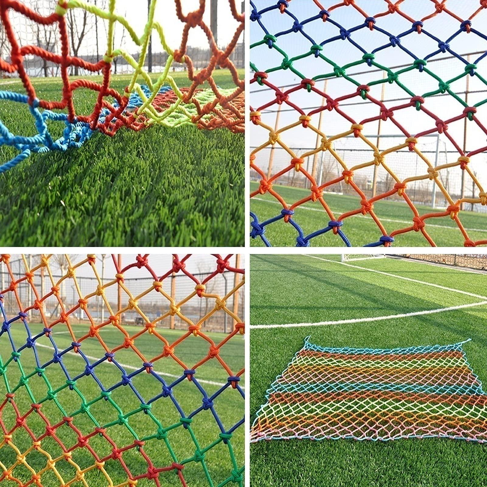 AWSAD AWSAD Nylon Rope Net Safty Net Balcony Railing Stairs Fence Against Falling Child Safety Netting Greenhouse Protection Net Color : 10mm Rope, Size : 110m(333ft)