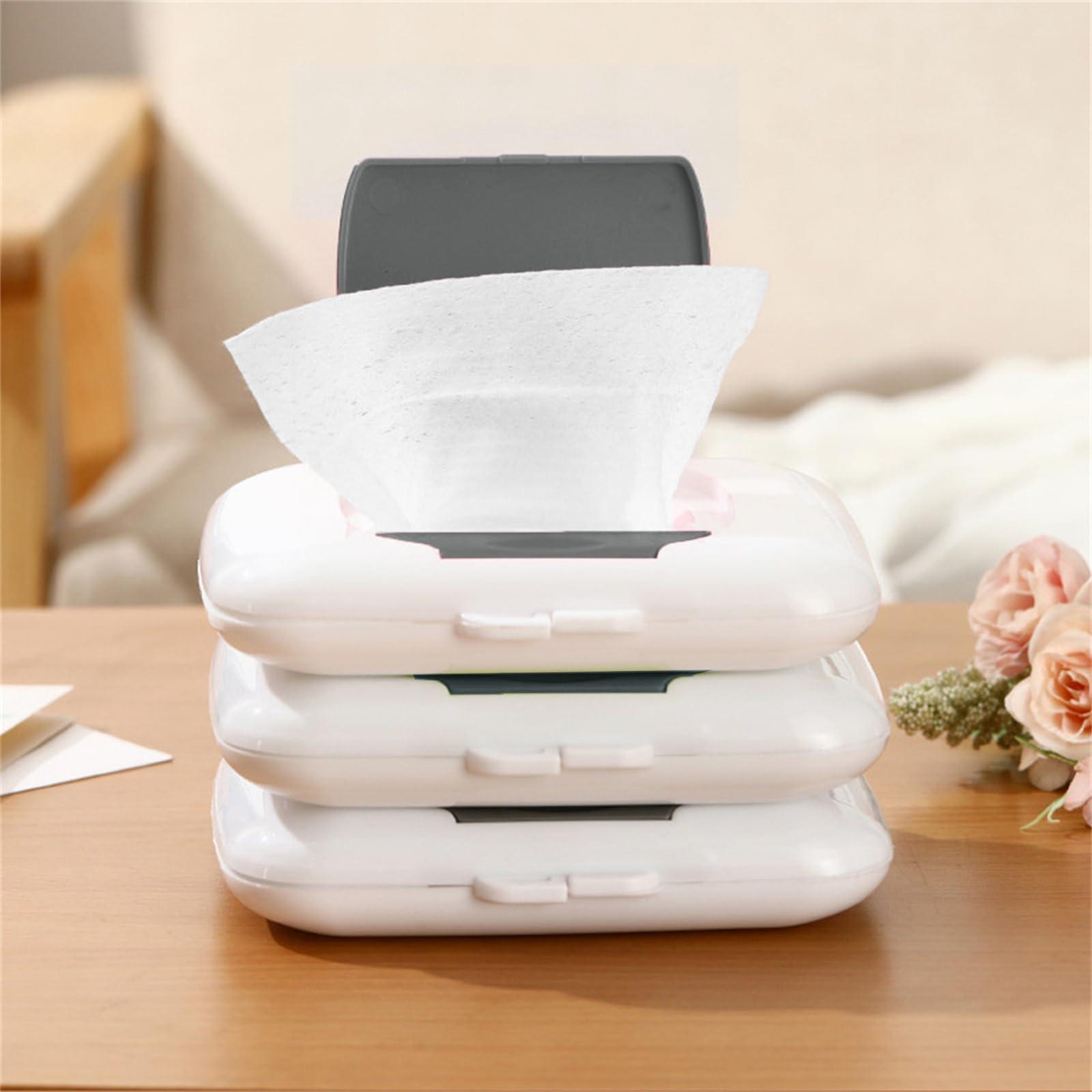 Mllepjdh Dispensers Refillable Wipe Holder Baby Wipe Box Case For Indoor Outdoor Reusable Travel Wet Wipe Container Wet Organizer