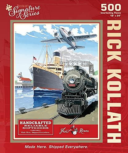 PuzzleTwist PuzzleTwist Jigsaw Puzzle | Made Here - Shipped Everywhere | Maynard\'s Signature Series | 500 Pieces | Port City Family Pastime