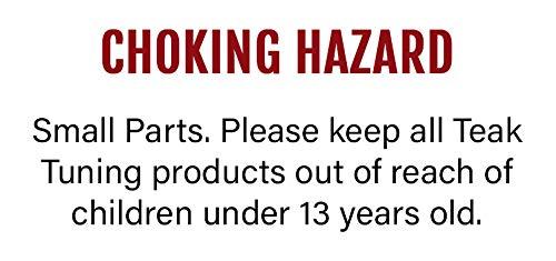 Teak Tuning Teak Tuning CNC Polyurethane Fingerboard Bearing Wheels, Brown - Set of 4 Wheels - Durable Material with a Hard Durometer