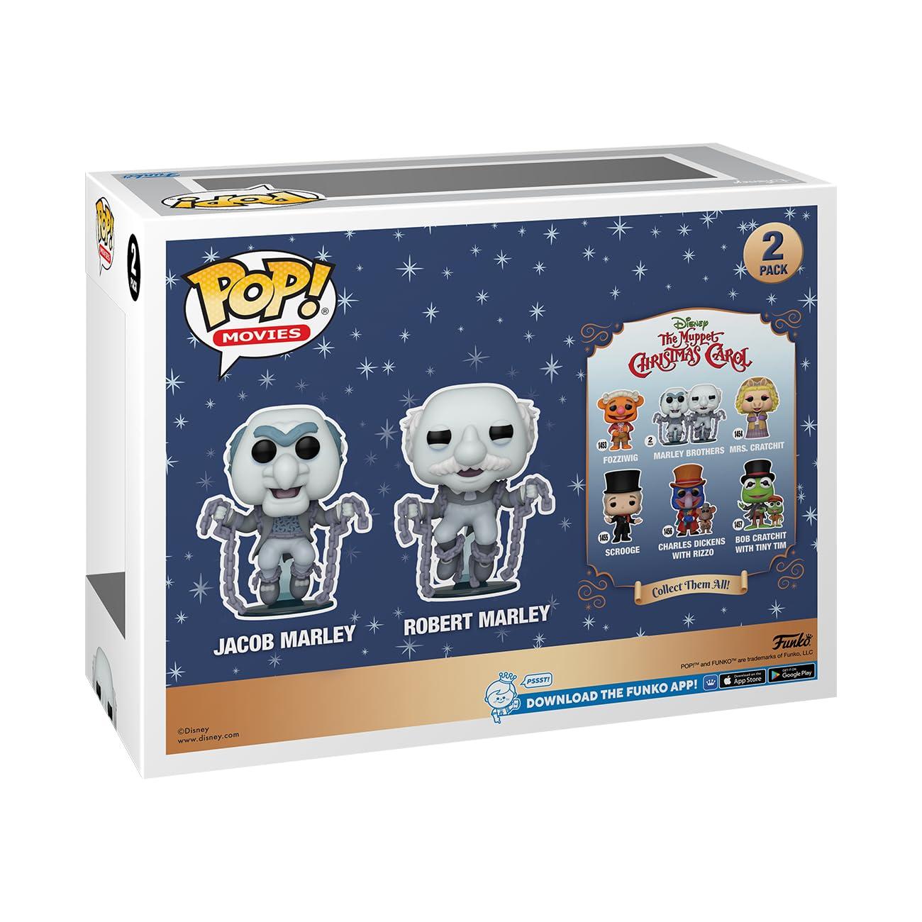 Funko Funko Pop! Movies: The Muppet Christmas Carol - Statler and Waldorf as The Marley Brothers, 2-Pack