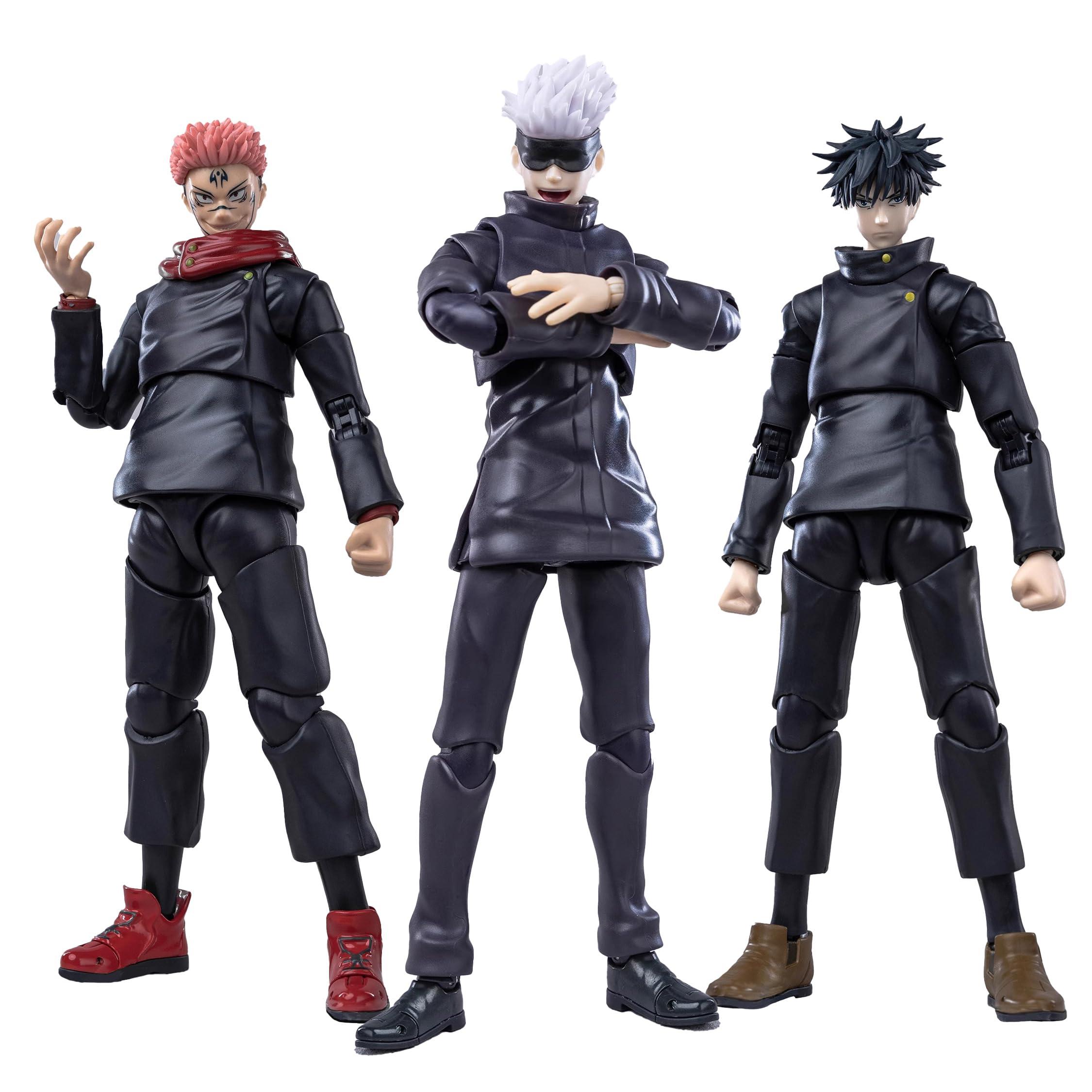 QAHEART QAHEART Itadori Yuji Action Figure, 18cm Anime JJK Figure Model Statue Movable Figure, Changeable Face Handmade Collectible Desktop Decoration Gifts for Fans