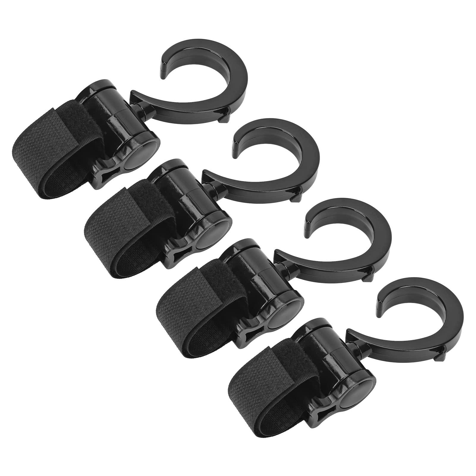 YUSHANCHENG 4pcs Baby Stroller Hooks Universal Flexible Shopping Mommy Bag Hooks Accessory for Hanging Toy