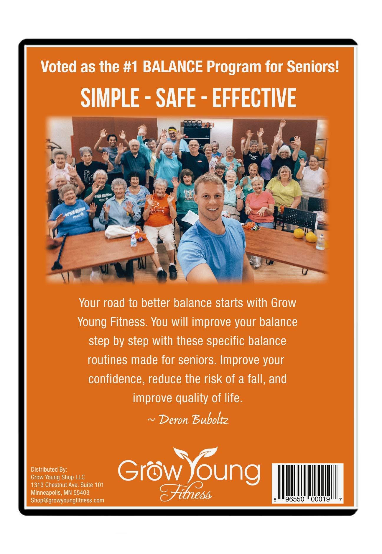 Grow Young Fitness Grow Young Fitness Better Balance Exercise for Seniors - Improve Balance - Chapter One Senior Exercise DVD