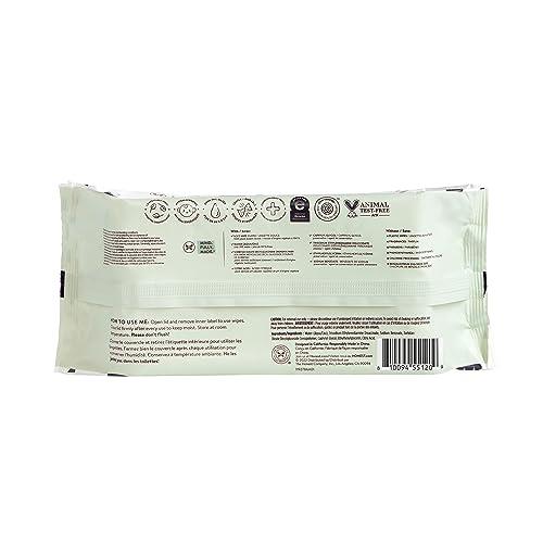 The Honest Company The Honest Company Clean Conscious Unscented Wipes | Over 99% Water, Compostable, Plant-Based, Baby Wipes | Hypoallergenic for Sensitive Skin, EWG Verified | Pattern Play, 60 Count