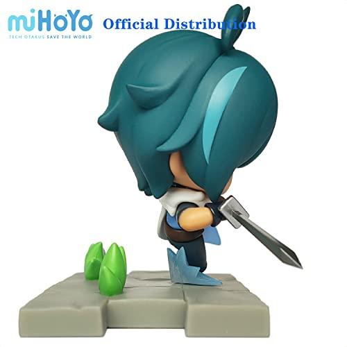 KOOLIYA KOOLIYA Genshin Impact Official Figure - Battle Stance Mondstadt Edition - Kaeya, Decoration Ornaments Best Gift Collection Toy for Anime Game Fan (Kaeya)