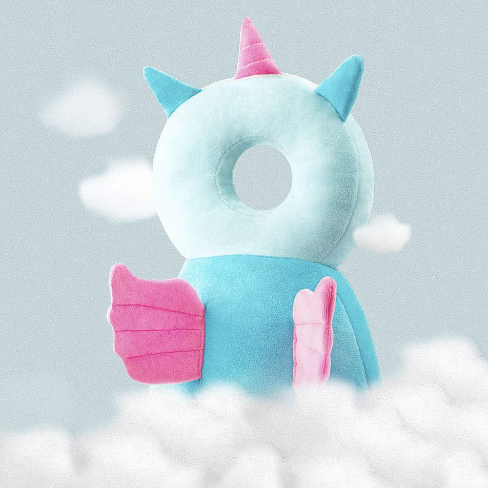 PerGar Baby Head Protector, Baby Head Protector Cushion Toddler, Adjustable Baby Head Protection Backpack, Baby Safety Headguard, Backpack Wear Safety Pad for Crawling and Walking(Angel)