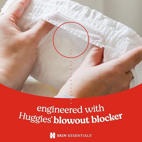 HUGGIES Huggies Size 3 Diapers, Skin Essentials Baby Diapers, Size 3 (16-28 lbs), 58 Count