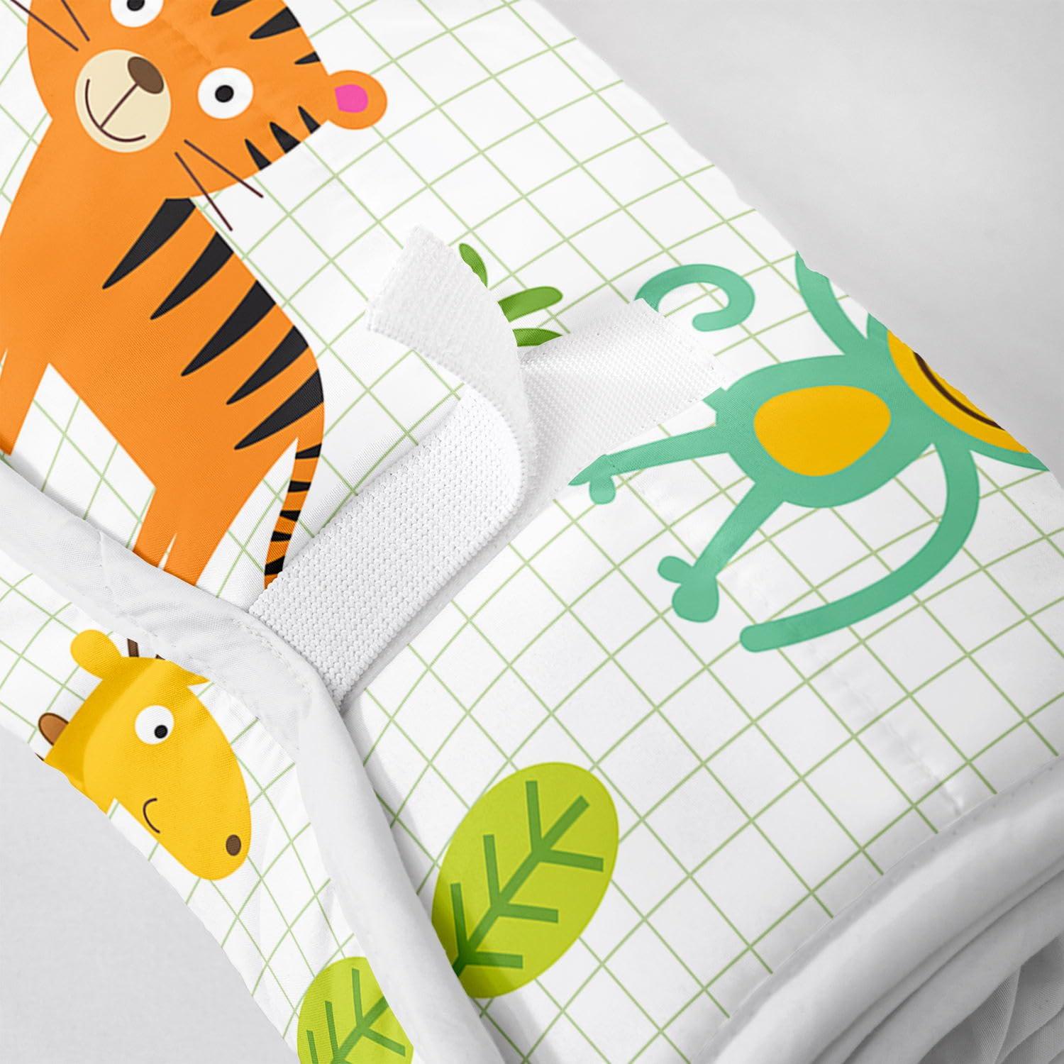 Datura home Datura home Nap Mat -Animal Sleeping Bag with Removable Pillow - Daycare and Sleepovers Preschool Kindergarten Bedding Set for Kids Toddler Boys Girls(Animal1 Standard)