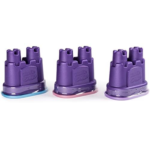Kinetic Sand Shimmering Sand 3 Pack with Sandcastle Molds