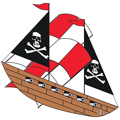 Gayla Industries Gayla 3D Nylon Pirate Ship Kite w/Twine & Winder GAL960
