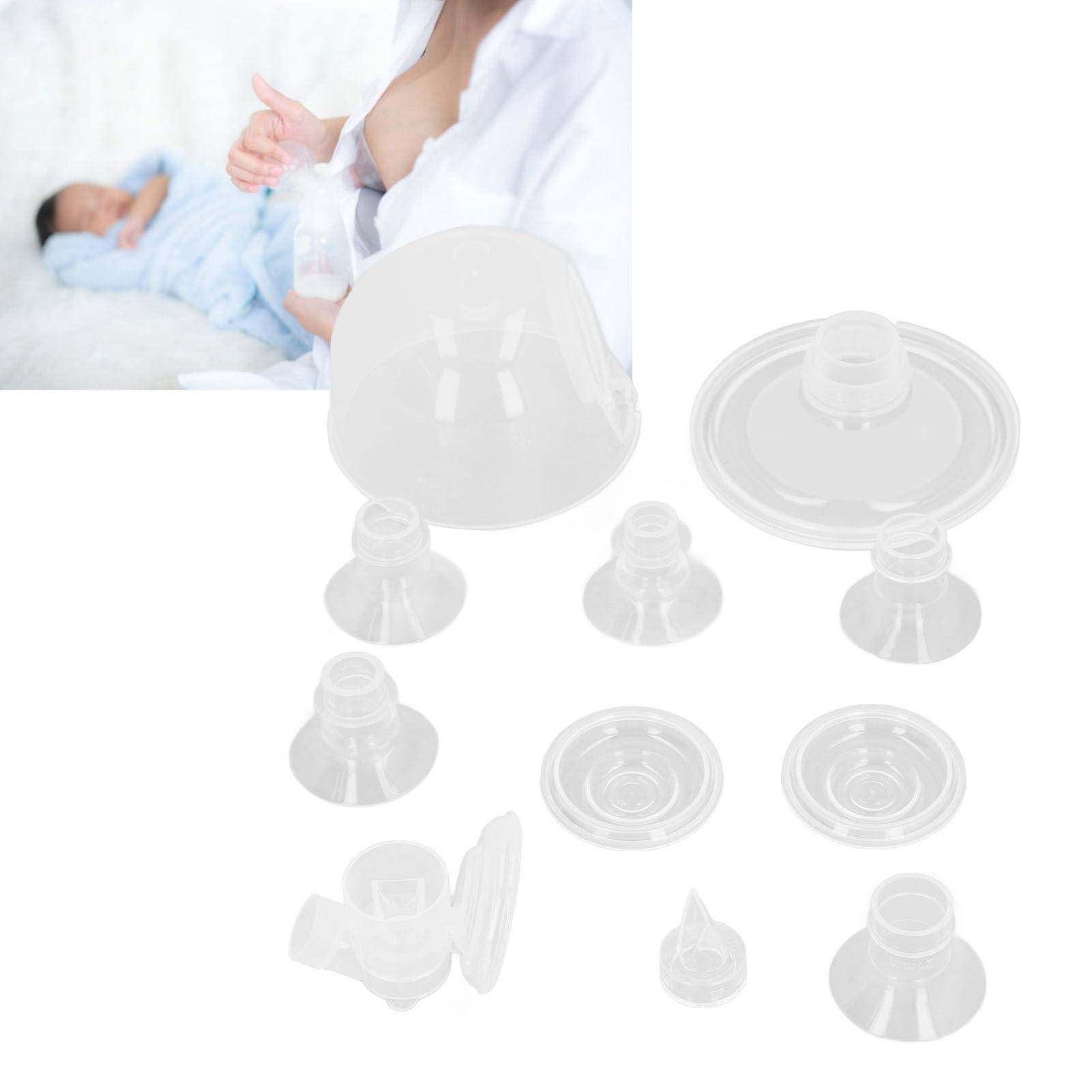 ANGGREK Silicone Breast Pump Flange Inserts, Comfort Reduce Swelling Wearable Breast Pump Flange Inserts for S9 S10 S12 for Daily Use