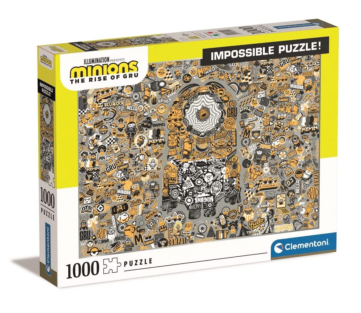 Clementoni Clementoni 39554 Minions 2-1000pc Impossible Puzzle