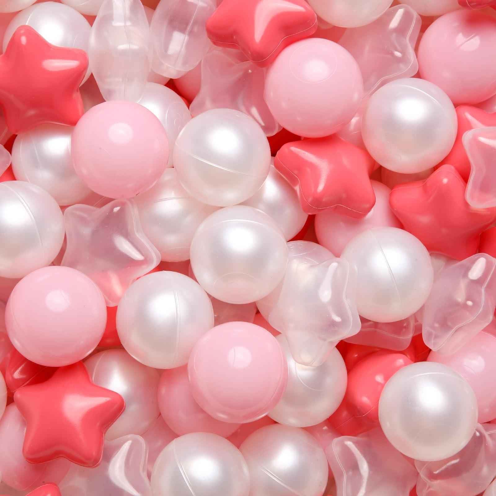 TRENDPLAY Ball Pit with Balls Included for Toddlers, Collapsible Ball Pits Play Tent, Crawl Playpen Ball Pool Playhouse with Storage Bag, for Boys Girls Dogs Cats Birthday Christmas Summer Play