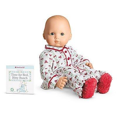 American Girl Bitty Baby RETIRED Rosy Ribbon Pajamas DOLL IS NOT