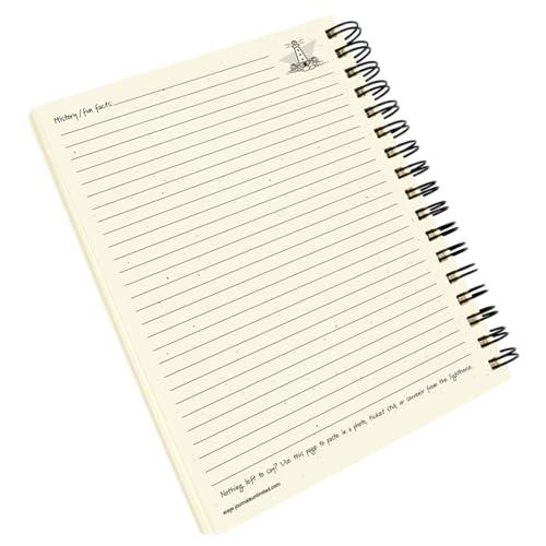 Write it Down Write it Down series by Journals Unlimited, Series Guided Journal, Destinations, My Lighthouse Journal, Full-size 7.5\"x 9\", Kraft Hard Cover, Made in USA