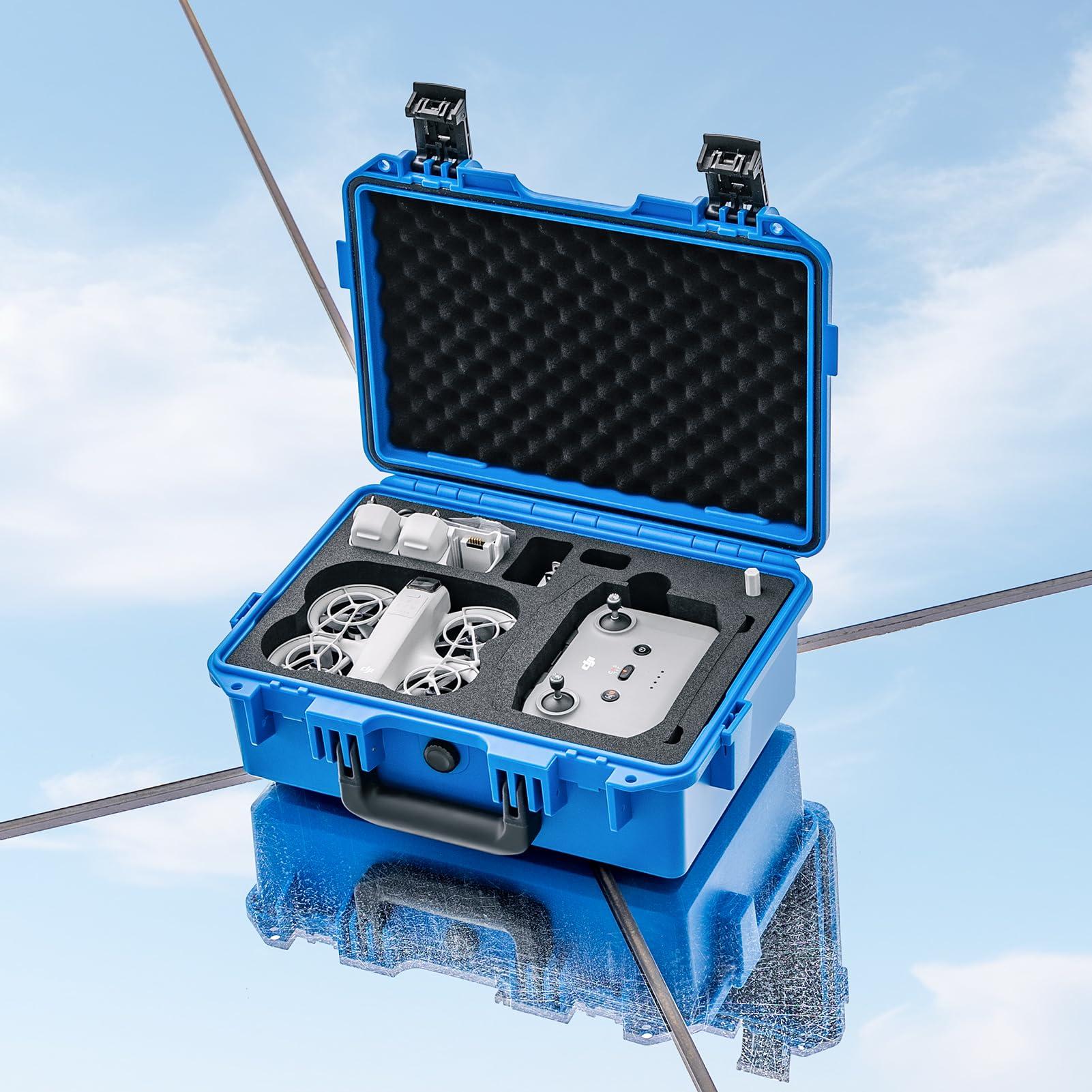 Lykus Lykus Titan N110 Waterproof Hard Case for DJI Neo Combo, RC-N3/DJI RC 2, Support Up to 7 batteries [CASE ONLY]
