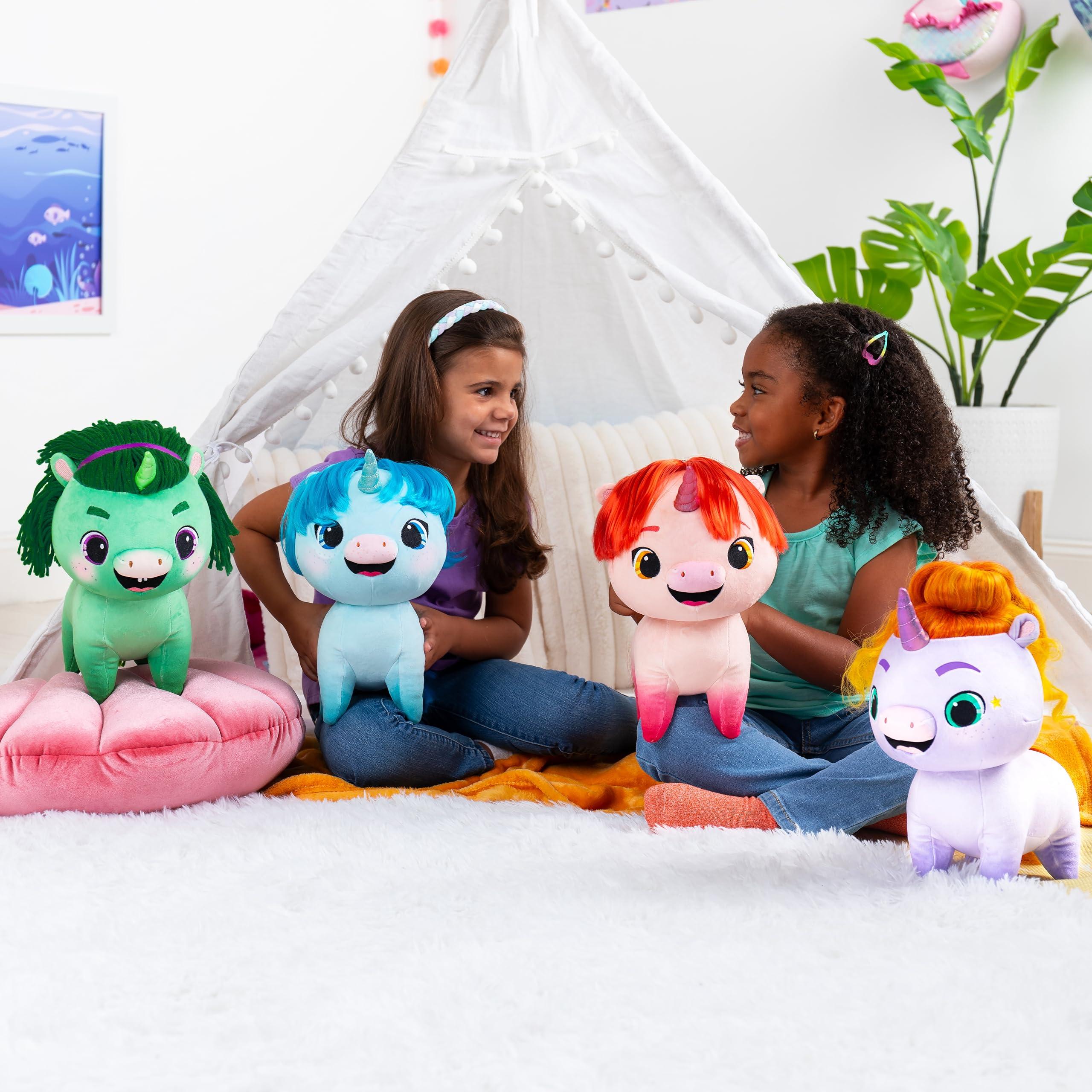 Not Quite Narwhal Not Quite Narwhal Kelp Tuskington 12\" Plushie - Soft Huggable Material - Great Hair Play!