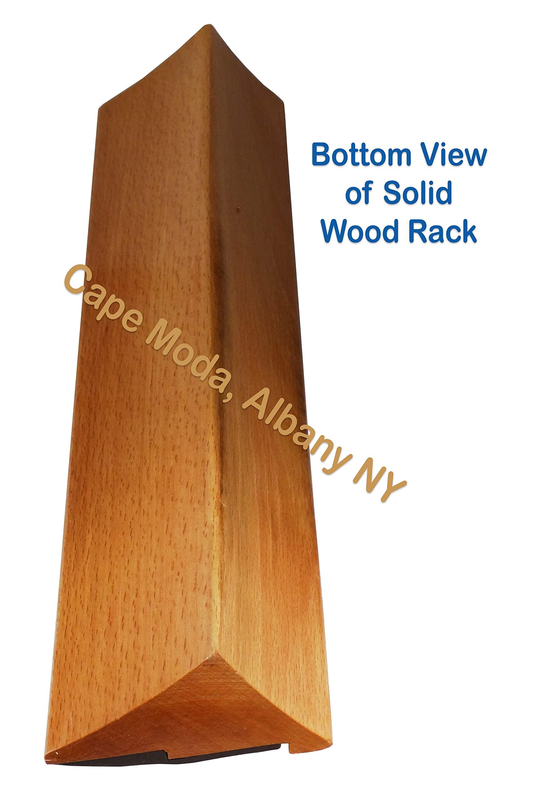 Balgin Cape Moda Large 16.7" Wooden Turkish Rummy Tile Okey Game Set, Classic Design Handmade in Istanbul, and Inspected by Cape Moda in Albany NY (Solid Wood Rummy Okey Set, Large), with Basic Instructions