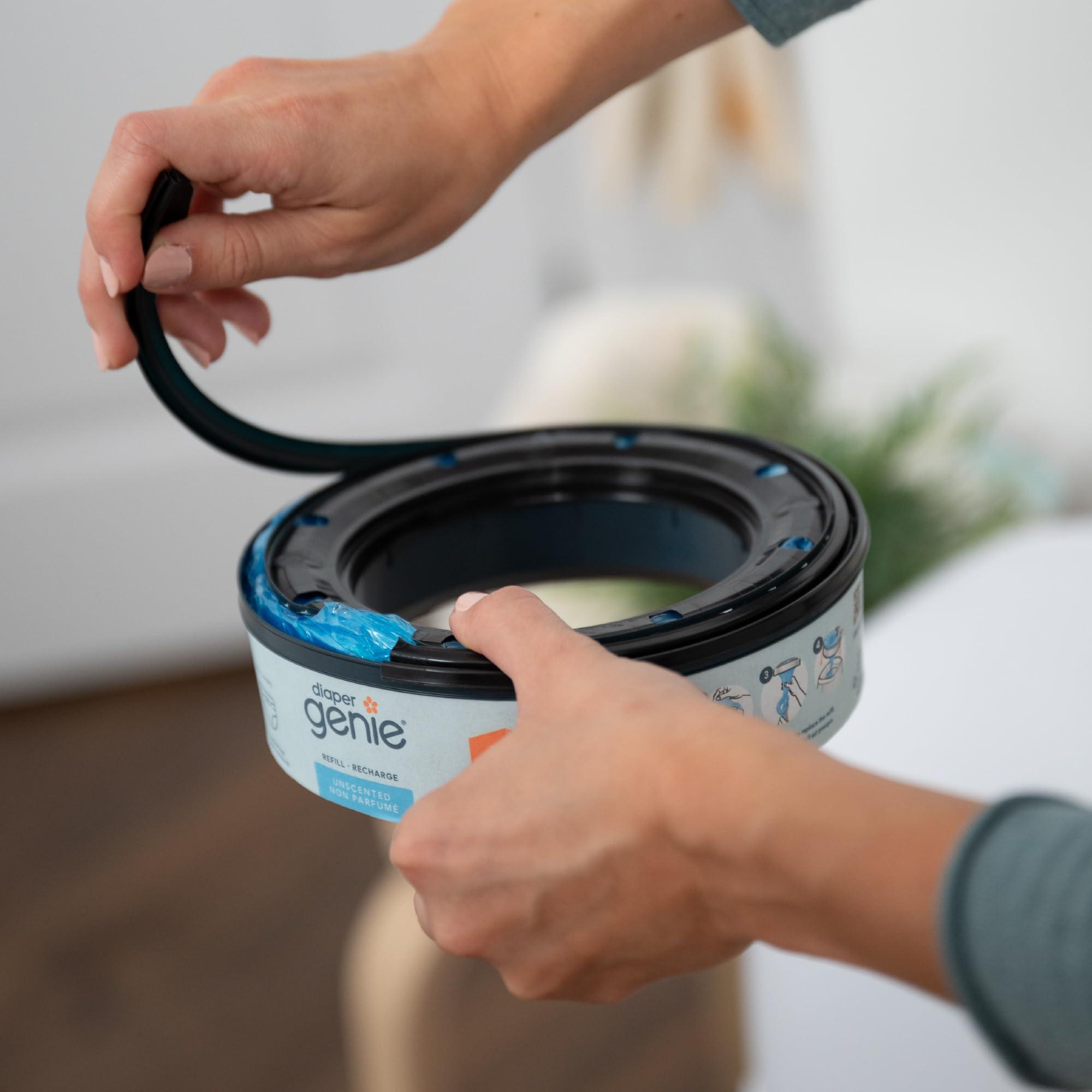 Diaper Genie Diaper Genie Bags Refills 270 Count (Pack of 3) with Max Odor Lock | Holds Up to 810 Newborn Diapers