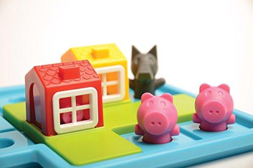 SmartGames SmartGames Three Little Piggies - Deluxe Cognitive Skill-Building Puzzle Game featuring 48 Playful Challenges for Ages 3+
