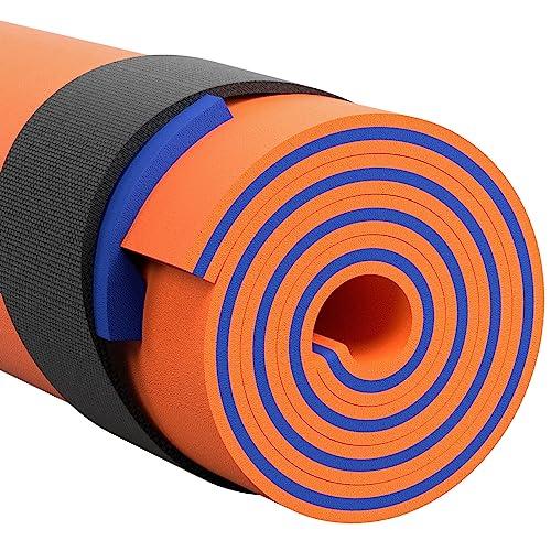 Magshion Magshion Lake Float for Adults 7x3 Ft XPE Foam Water Floating Pad for Beach, Ocean, Lake and Boating, High Density Float Pad with Elastic Cord and Storage Straps, Orange