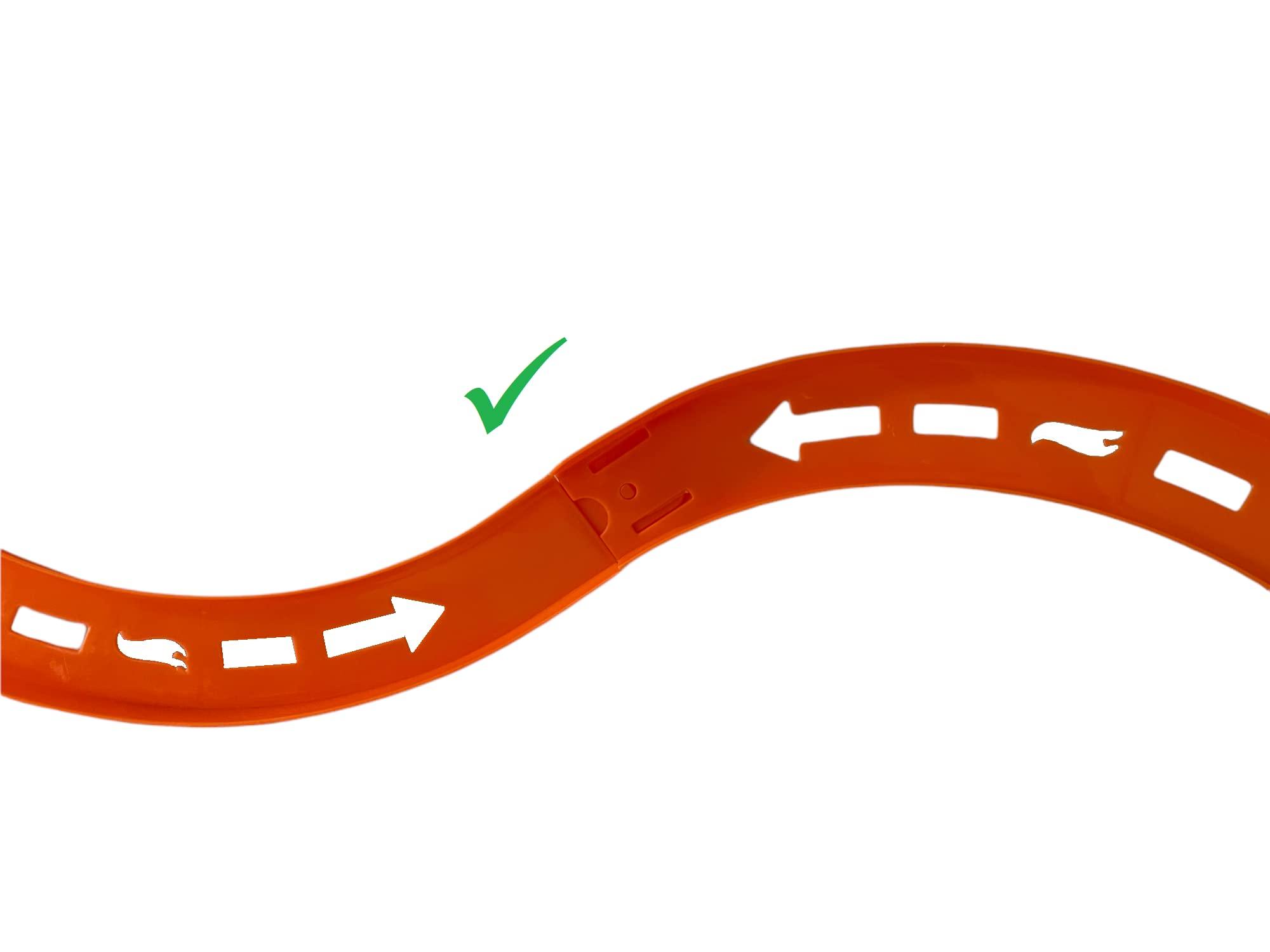Hot Wheels Hot Wheels Curve Tracks Expansion Packs ~ Includes 8 Curved Track Pieces & 4 Connectors ~ 10\" Long